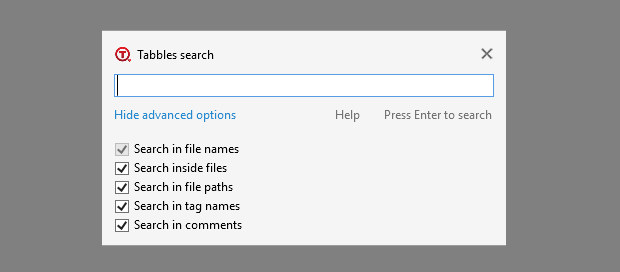 Desktop search